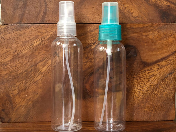 Bottle - 100ml / 150ml Clear, Spray Bottle