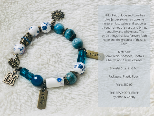 Bracelet - Faith, Hope & Love