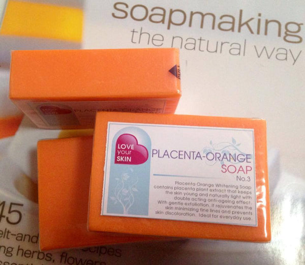 Placenta Orange Soap 135g