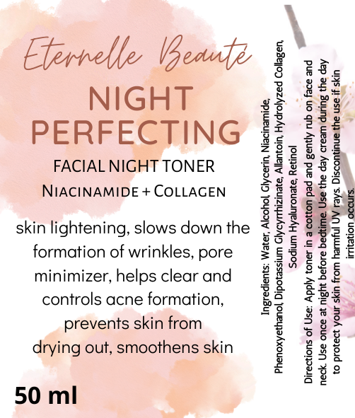 Eternelle Beauty Skin Perfecting Night Toner 50ml