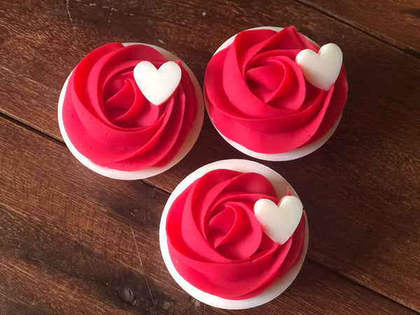 Cupcake Soap - Heart of Rose Garden