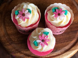 Cupcake Soap - Flower of Daisies